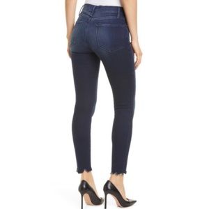 Frame Le Skinny Chew Hem Ankle Jeans (Shelby)